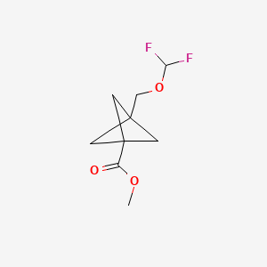 Methyl 3-(difluoromethoxymethyl)bicyclo[1.1.1]pentane-1-carboxylate