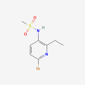 N-(6-Bromo-2-ethyl-3-pyridinyl)methanesulfonamide