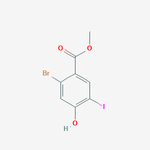 Methyl 2-bromo-4-hydroxy-5-iodobenzoate