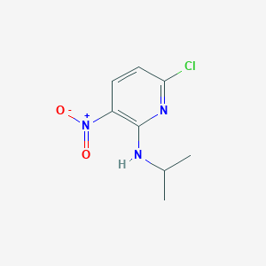 molecular formula C8H10ClN3O2 B13915452 6-chloro-N-isopropyl-3-nitropyridin-2-amine CAS No. 27048-03-9