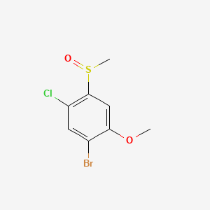 1-Bromo-5-chloro-2-methoxy-4-(methylsulfinyl)benzene