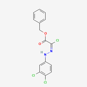 Benzyl 2-chloro-2-[2-(3,4-dichlorophenyl)hydrazono]acetate