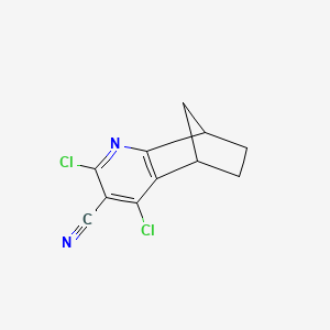 molecular formula C11H8Cl2N2 B13915484 2,4-Dichloro-5,6,7,8-tetrahydro-5,8-methanoquinoline-3-carbonitrile 