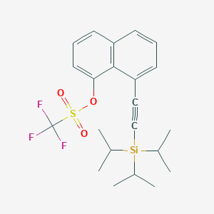 8-((Triisopropylsilyl)ethynyl)naphthalen-1-yl trifluoromethanesulfonate