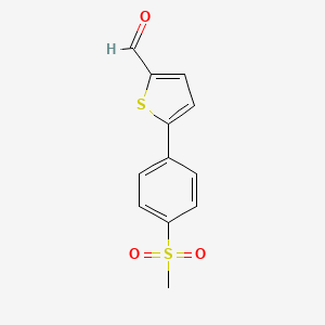 5-[4-(Methylsulfonyl)phenyl]-2-thiophenecarbaldehyde