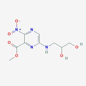 Pyrazinecarboxylic acid, 6-[(2,3-dihydroxypropyl