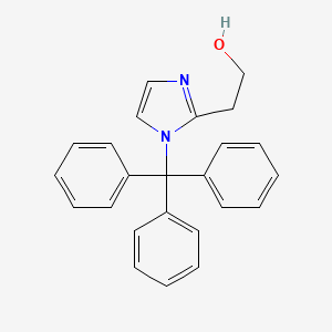 molecular formula C24H22N2O B13915658 2-(1-trityl-1H-imidazol-2-yl)ethanol 