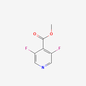 molecular formula C7H5F2NO2 B1391569 3,5-二氟异烟酸甲酯 CAS No. 1214324-60-3