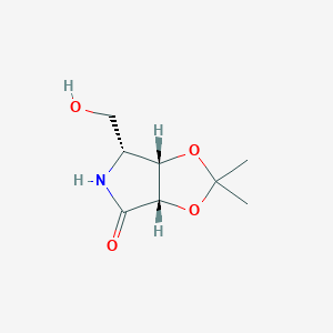 (3aS,6R,6aS)-6-(Hydroxymethyl)-2,2-dimethyltetrahydro-4H-[1,3]dioxolo[4,5-c]pyrrol-4-one