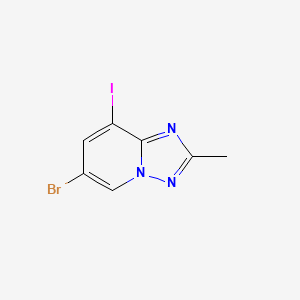 6-Bromo-8-iodo-2-methyl-[1,2,4]triazolo[1,5-a]pyridine