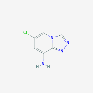 6-Chloro-1,2,4-triazolo[4,3-a]pyridin-8-amine