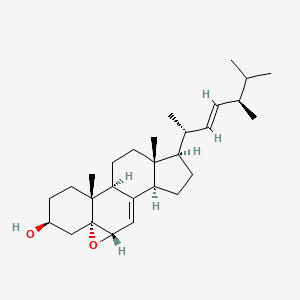 molecular formula C28H44O2 B13915733 5,6-Epoxyergosterol CAS No. 23637-31-2