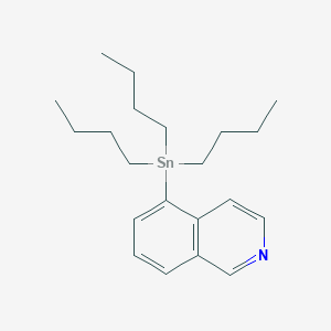 molecular formula C21H33NSn B1391574 5-(三丁基锡)异喹啉 CAS No. 1161976-13-1