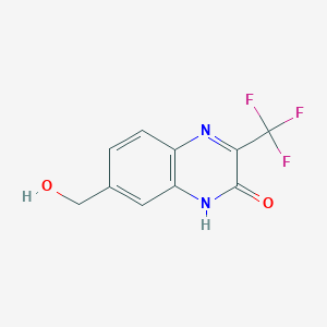 7-(Hydroxymethyl)-3-(trifluoromethyl)quinoxalin-2(1H)-one