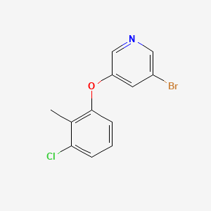 3-Bromo-5-(3-chloro-2-methylphenoxy)pyridine