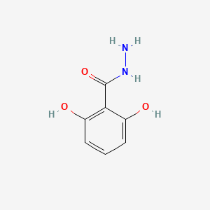 molecular formula C7H8N2O3 B13915788 2,6-Dihydroxybenzohydrazide 