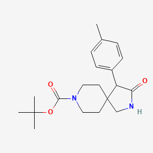 Tert-butyl 3-oxo-4-p-tolyl-2,8-diazaspiro[4.5]decane-8-carboxylate