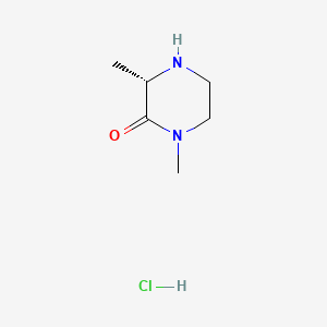 (3S)-1,3-dimethylpiperazin-2-one;hydrochloride