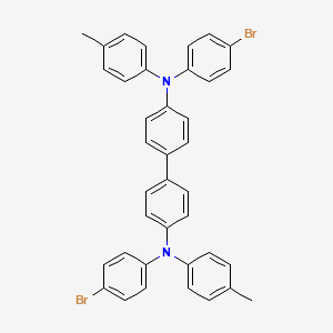 molecular formula C38H30Br2N2 B13915837 N,N'-bis(4-bromophenyl)-N,N'-bis(4-methylphenyl)-[1,1'-Biphenyl]-4,4'-diamine 