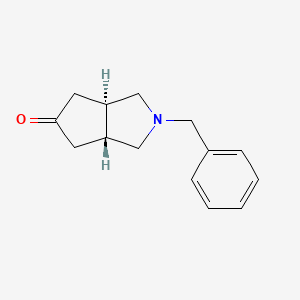 trans-2-Benzyl-1,3,3A,4,6,6A-hexahydrocyclopenta[C]pyrrol-5-one