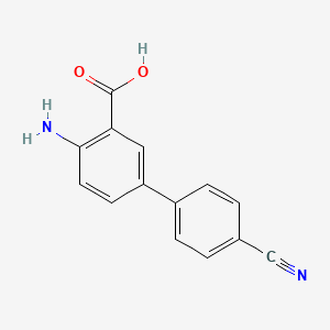 4-Amino-4'-cyano[1,1'-biphenyl]-3-carboxylic acid