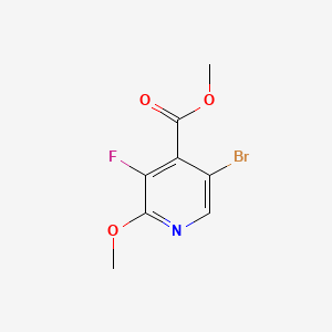 Methyl 5-bromo-3-fluoro-2-methoxyisonicotinate