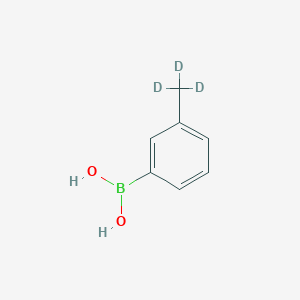 molecular formula C7H9BO2 B13915861 3-(Methyl-d3)-phenylboronic acid 