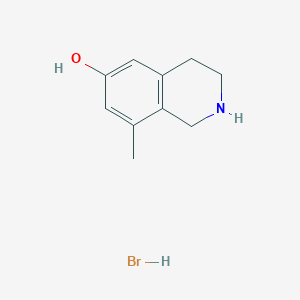 8-Methyl-1,2,3,4-tetrahydroisoquinolin-6-ol;hydrobromide