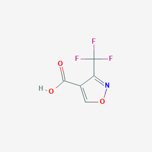 B1391590 3-(Trifluoromethyl)isoxazole-4-carboxylic acid CAS No. 1076245-98-1