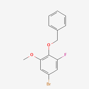 2-(Benzyloxy)-5-bromo-1-fluoro-3-methoxybenzene