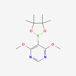 4,6-Dimethoxy-5-(4,4,5,5-tetramethyl-1,3,2-dioxaborolan-2-YL)pyrimidine