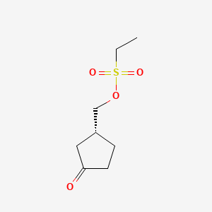 [(1R)-3-oxocyclopentyl]methyl ethanesulfonate