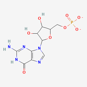 2-imino-9-(5-O-phosphonatopentofuranosyl)-1,2,3,9-tetrahydro-6H-purin-6-one