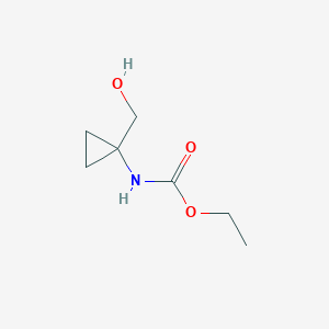 Ethyl N-[1-(hydroxymethyl)cyclopropyl]carbamate