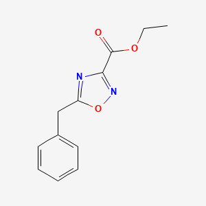 molecular formula C12H12N2O3 B1391598 5-苄基-1,2,4-恶二唑-3-羧酸乙酯 CAS No. 1216803-85-8