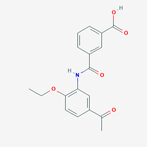 3-[(5-Acetyl-2-Ethoxyphenyl)carbamoyl]benzoic Acid