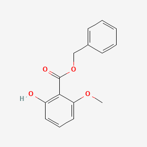 molecular formula C15H14O4 B13916009 Benzyl 2-hydroxy-6-methoxybenzoate CAS No. 24474-71-3