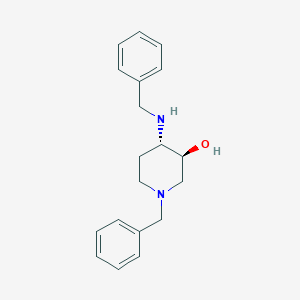 (3S,4S)-1-benzyl-4-(benzylamino)piperidin-3-ol