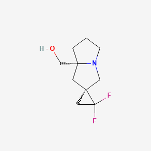 [(6R,8R)-1',1'-difluorospiro[2,3,5,7-tetrahydro-1H-pyrrolizine-6,2'-cyclopropane]-8-yl]methanol