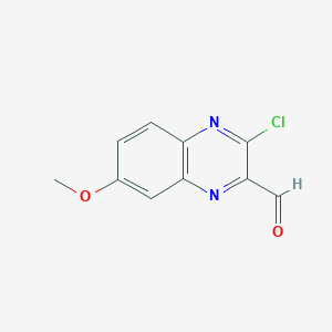 3-Chloro-7-methoxy-quinoxaline-2-carbaldehyde