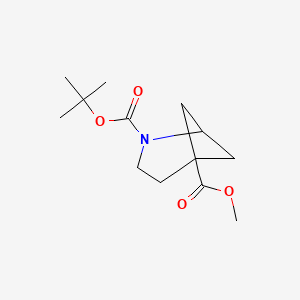 molecular formula C13H21NO4 B13916158 O2-Tert-butyl O5-methyl 2-azabicyclo[3.1.1]heptane-2,5-dicarboxylate 