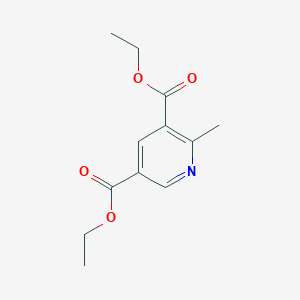 molecular formula C12H15NO4 B13916195 Diethyl 2-methylpyridine-3,5-dicarboxylate CAS No. 13602-96-5