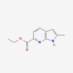 Ethyl 2-methyl-1H-pyrrolo[2,3-B]pyridine-6-carboxylate