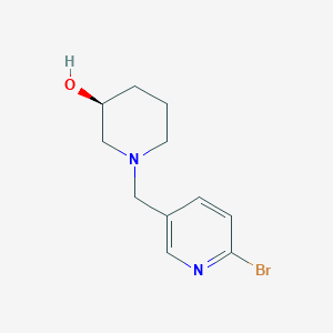 (S)-1-((6-bromopyridin-3-yl)methyl)piperidin-3-ol