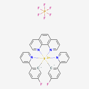 2-(4-fluorobenzene-6-id-1-yl)pyridine;iridium(3+);1,10-phenanthroline;hexafluorophosphate