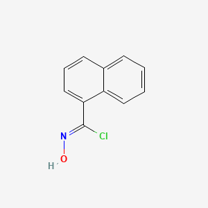 molecular formula C11H8ClNO B13916390 N-Hydroxy-1-naphthimidoyl chloride 