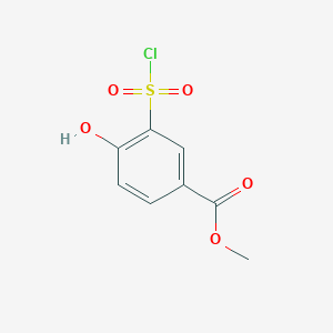 Methyl 3-(chlorosulfonyl)-4-hydroxybenzoate