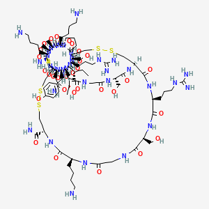 molecular formula C100H166N36O31S6 B13916402 |O-Conotoxin-SO3 