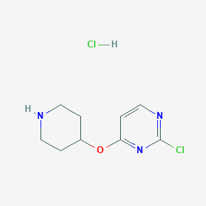 2-Chloro-4-(piperidin-4-yloxy)pyrimidine hydrochloride