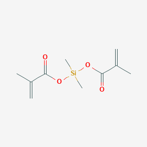 molecular formula C10H16O4Si B13916481 Bis(methacryloyloxy)dimethylsilane CAS No. 108250-43-7